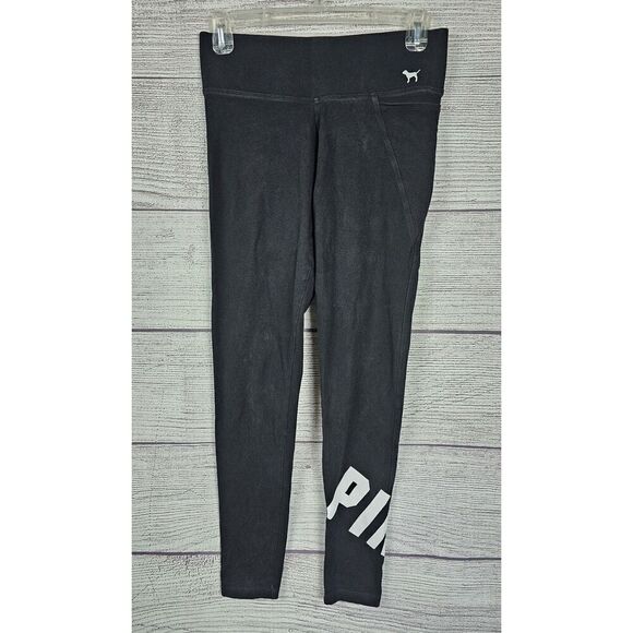 PINK Victoria's Secret Pants - Pink Victoria's Secret Yoga Leggings Black Size Small
